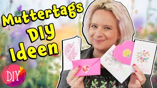 5 MUTTERTAGS IDEEN 💖 Super süße Karten super einfach selber machen 💖 [upl. by Mulry]