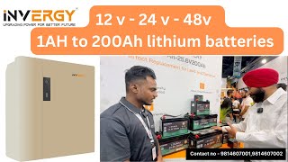 All information about INVERGY Lithium batteries [upl. by Bentlee]