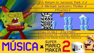 TEMAZOS MUSICALES 🎵 con Dificultad PODEROSA 🎶  Super Mario Maker 2  ZetaSSJ [upl. by Nnayelsel408]