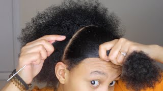 How To Part Your Hair For Cornrows DETAILED [upl. by Orabelle]