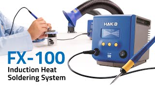 Hakko FX100 Induction Heat Soldering System by American Hakko [upl. by Chariot]