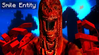 The Smile Entity Is The MOST TERRIFYING MOD Youll Ever Play In Minecraft [upl. by Bicknell114]