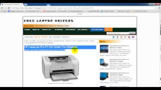 HP LaserJet Pro P1102 Driver For Windows [upl. by Santiago813]