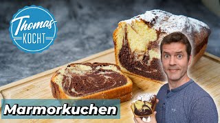 Marmorkuchen klassisch  saftig einfach und lecker [upl. by Curry]