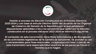 Sesión de la Comisión Permanente del Congreso de la Unión del 22 de mayo de 2024 [upl. by Eltrym]