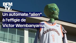 NBA un fan des Spurs installe un quotalienquot à leffigie de Victor Wembanyama dans son jardin [upl. by Atsyrk]