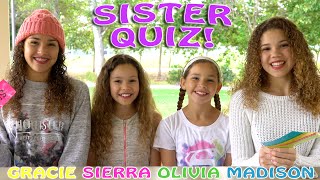 The Sister Quiz Haschak Sisters [upl. by Nnairac]