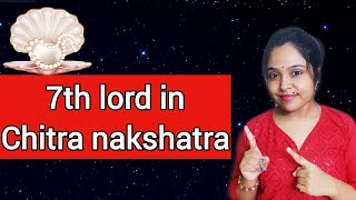 7th lord in chitra nakshatranature of spouse on nakshatra levelnakshatra [upl. by Reitman575]