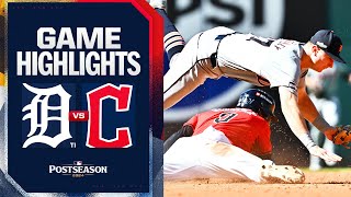 Tigers vs Guardians ALDS Game 1 Highlights 10524  MLB Highlights [upl. by Yellac]