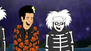 The David S Pumpkins Animated Halloween Special  Bring on the dancers  SocialNewsXYZ [upl. by Dorahs]