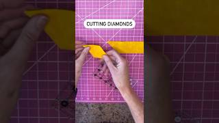 Cutting Diamond quilt blocks like a pro sewing quilting [upl. by Velick]