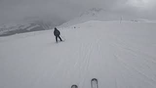 Skiing in Tignes March 2024 [upl. by Oilenroc186]