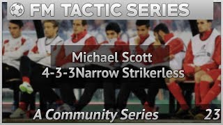 FM17  FM Tactics Michael Scott 433 Narrow  Football Manager 2017 [upl. by Engel]