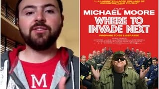 Video Review WHERE TO INVADE NEXT 2015 [upl. by Giana463]