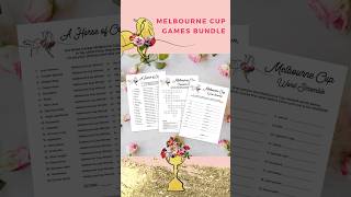 Fun Melbourne Cup Games to level up your Cup Day celebrations 🏆 melbournecup springracingcarnival [upl. by Iborian]