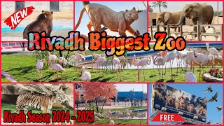 Riyadh Zoo Tour  Riyadh Zoo  Riyadh Season 2024  Biggest Zoo In Ksa  Riyadh Season 2025 [upl. by Nallek]