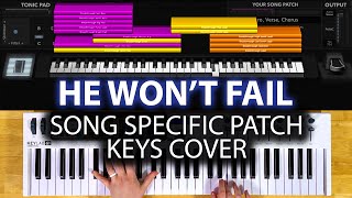 He Wont Fail MainStage patch keyboard cover Todd Galberth [upl. by Aliakam]