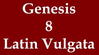 Latín Biblia Sacra Vulgata  Genesis 8 [upl. by Urbas]