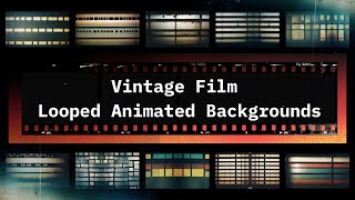 14 vintage film grunge looped animated backgrounds pack motionmade [upl. by Maer]