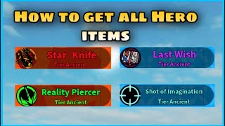 How to get All Hero items in Critical Legends [upl. by Sprague]