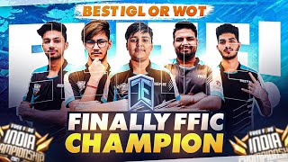 FFIC FINALS HIGHLIGHTS🔥  HOW I LEAD MY TEAM TO VICTORY🥇 BEST IGL OR WOT MUST WATCH champions [upl. by Davon]