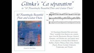 Glinka’s “La séparation Nocturne” for flute and guitar [upl. by Wack]