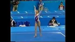 Andreea Raducan ROM FX AA  Sydney Olympics 2000 [upl. by Kolk]