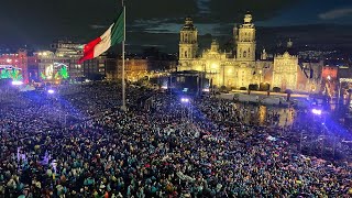 EN VIVO 214 Años del Grito de Independencia en el Zócalo de la Ciudad de México [upl. by Strander]