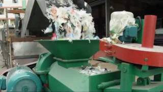 PPPE film crushing washing drying pelletingmpg [upl. by Ramberg84]