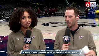 Postgame Show Oklahoma City Thunder vs Dallas Mavericks Game 4 [upl. by Hinkle722]