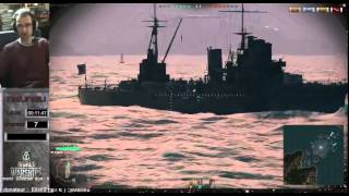 WoWs  Albany  premium T2  5 kills sur 8 7 bateaux ont été allumés par mon artillerie [upl. by Athalee]