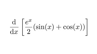 Derivative of ex2sinxcosx [upl. by Ahsetal]