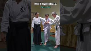 合気道  Institut Aikido Indonesia  Energy Dojo  Gyakuhanmi Katatedori Sankyo [upl. by Leoy69]