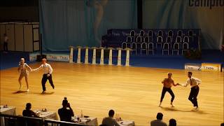 Juniors SemiFinal 2017 Rimini World Cup Boogie Woogie [upl. by Ahsilra743]