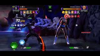 mcoc Raid Invisible Woman Got Easier… 12 with no charge from others… [upl. by Ardnasirk]