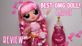 THE BEST OMG DOLL NEW LOL OMG LaRose Fashion Show Doll REVIEW [upl. by Cohby]