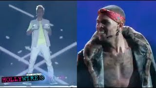 Justin Bieber Vs Chris Brown Billboard Music Awards Dance Performances [upl. by Ruthie]