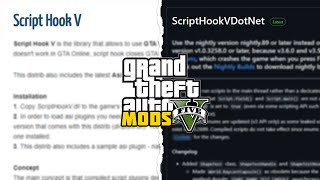 How to Install Script Hook V amp Script Hook V NET  GTA 5 MODS [upl. by Glorianna]