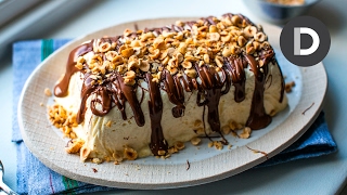 Nutella Semifreddo Recipe  Easy Homemade Ice Cream [upl. by Eihpos]