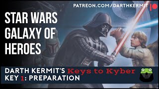 SWGOH Keys to Kyber GAC Guide Part 1 Preparation [upl. by Elsilrac]