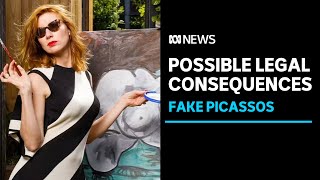 Artist admits to faking Picassos hanging in Tasmanias Mona gallery  ABC News [upl. by Nosimaj560]