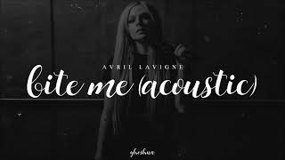 avril lavigne  bite me acoustic lyrics [upl. by Welles]