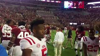 Rammer Jammer amp view from the field after Alabama beats 663 Ole Miss [upl. by Erdnaxela17]