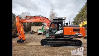 Hitachi ZX250LC6 2018 9184 mth MAKO  Koparka gąsienicowa Excavator Hitachi [upl. by Ahsaekal641]