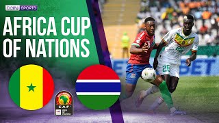 Senegal vs Gambia  AFCON 2023 HIGHLIGHTS  01152024  beIN SPORTS USA [upl. by Ettereve]