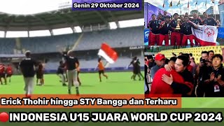 🔴CETAK SEJARAH‼️TIMNAS INDONESIA U15 REBUT JUARA PIALA DUNIA JUNIOR DI SWEDIA 2024  SPEKTAKULER [upl. by Sosthena3]