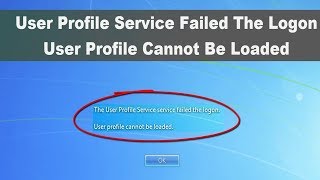 الحلقة 33 حل مشكلة فشل تسجيل دخول خدمة user profile service يتعذر تحميل ملف تعريف المستخدم [upl. by Yardna725]