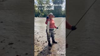 Salmon Fishing on 91124 fishing pnw salmon [upl. by Gnivri]