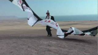 Dragon Flyer  Pal Takats extreme kite flying in Chile [upl. by Ithaman]