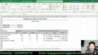 Excel Module 2 SAM Project A Bergamot Urgent Care Clinic  Excel Module 2 SAM Project 1a [upl. by Kwei907]